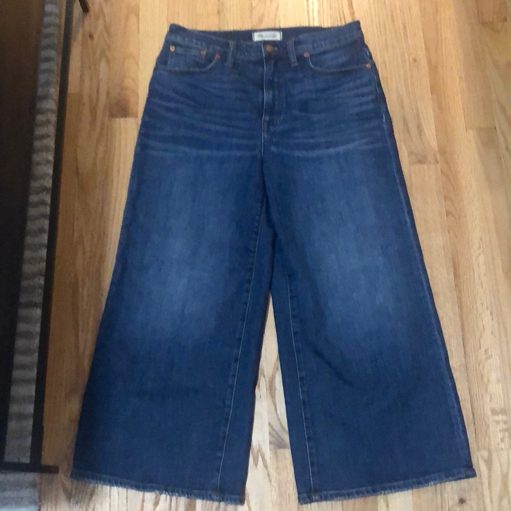 Madewell wide leg crop jeans